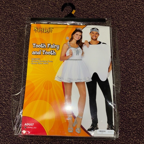 Other - Tooth Fairy & Tooth Costume (2 in 1 Halloween Costume)